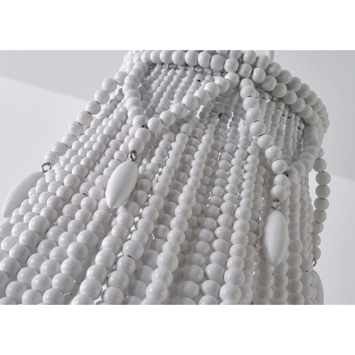 Betsey Wood Bead Chandelier - view 23