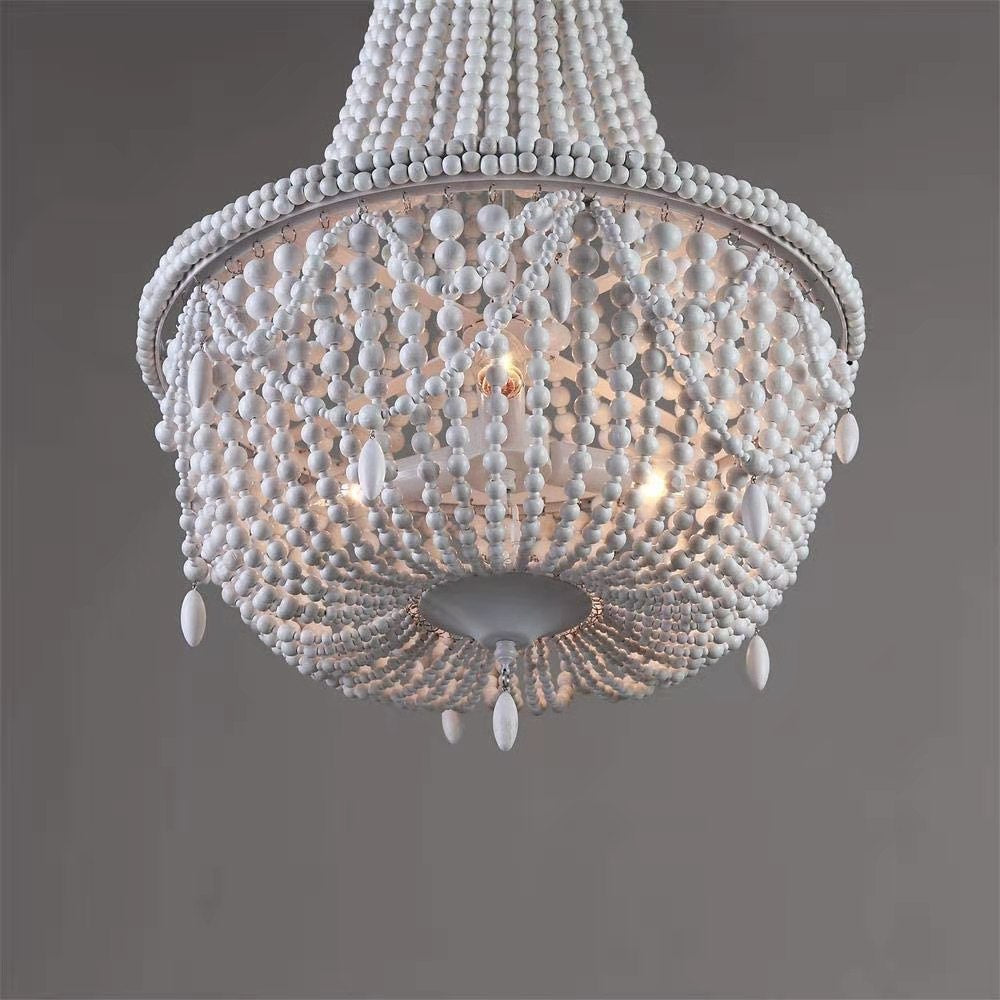 Betsey Wood Bead Chandelier - view 22