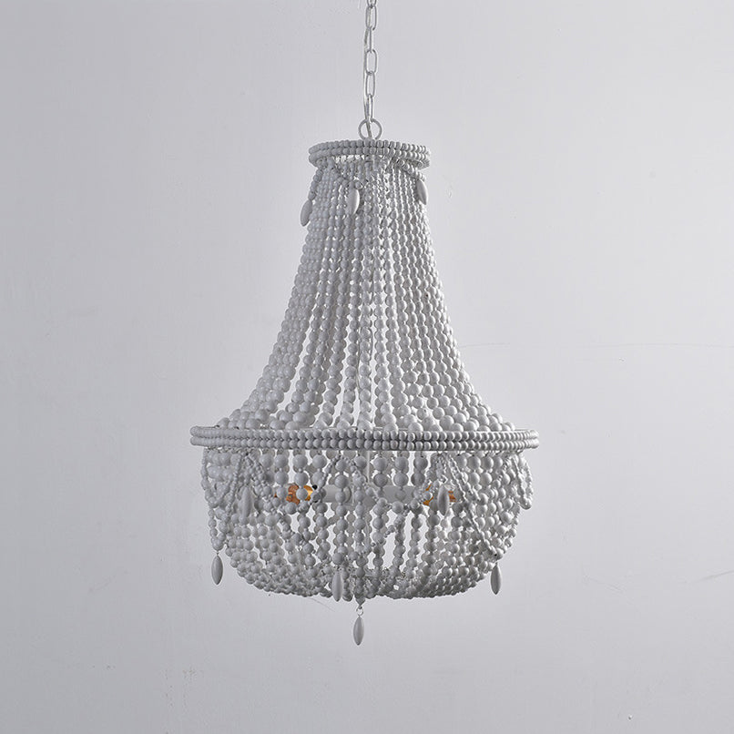 Betsey Wood Bead Chandelier - view 17