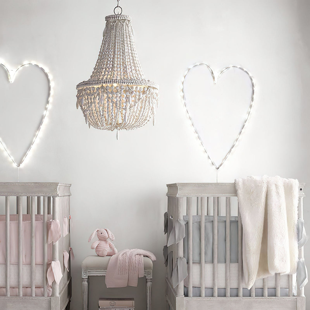 Betsey Wood Bead Chandelier - view 12