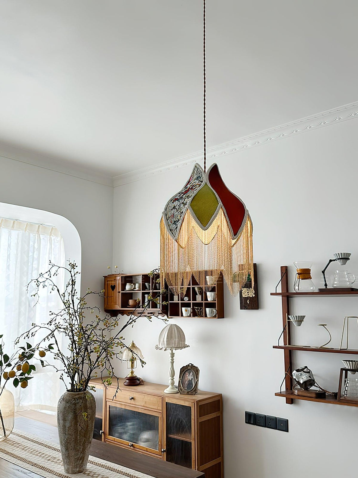Bette Fringed Pendant Lamp - view 8