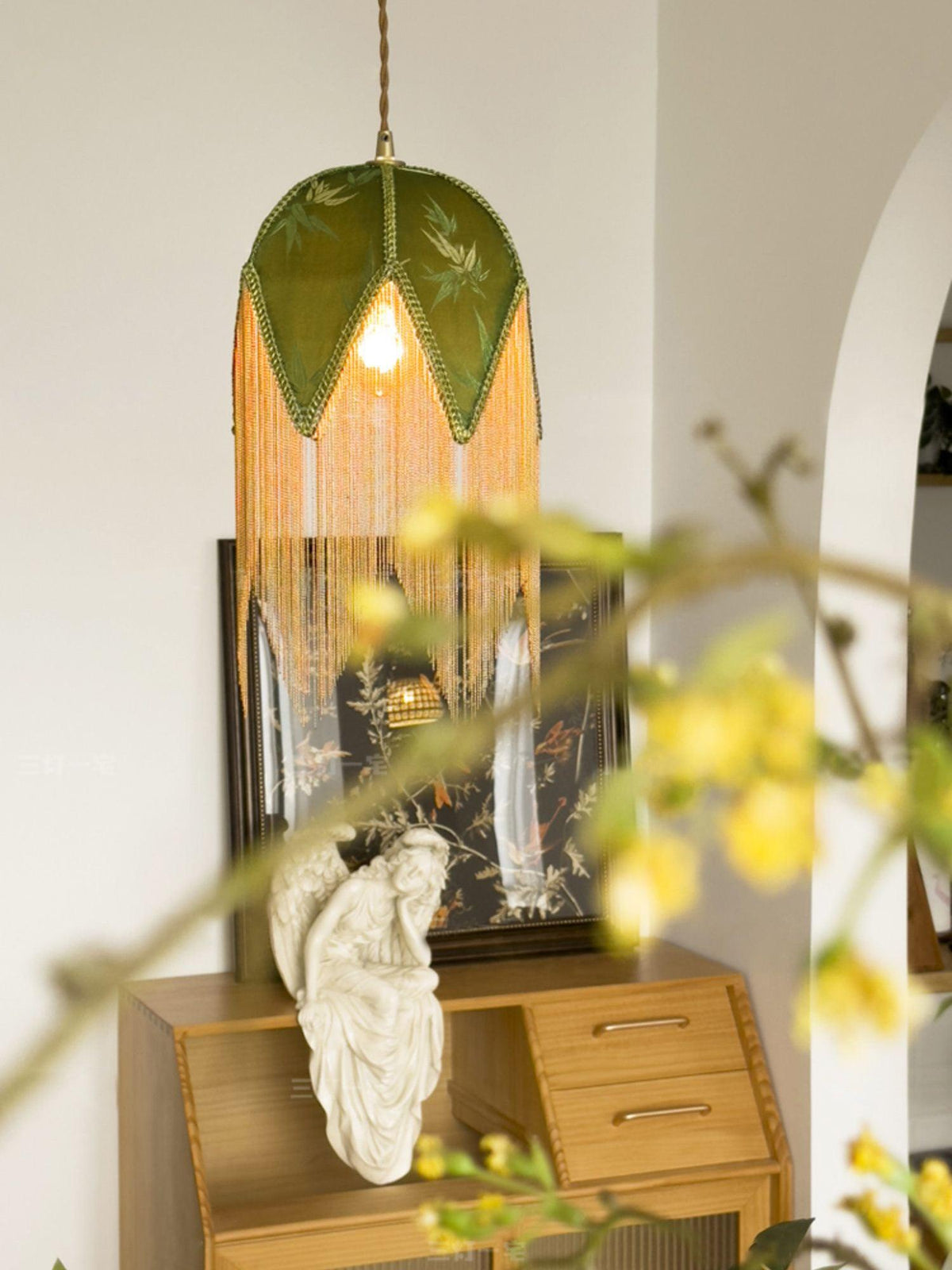 Bette Fringed Pendant Lamp - view 15