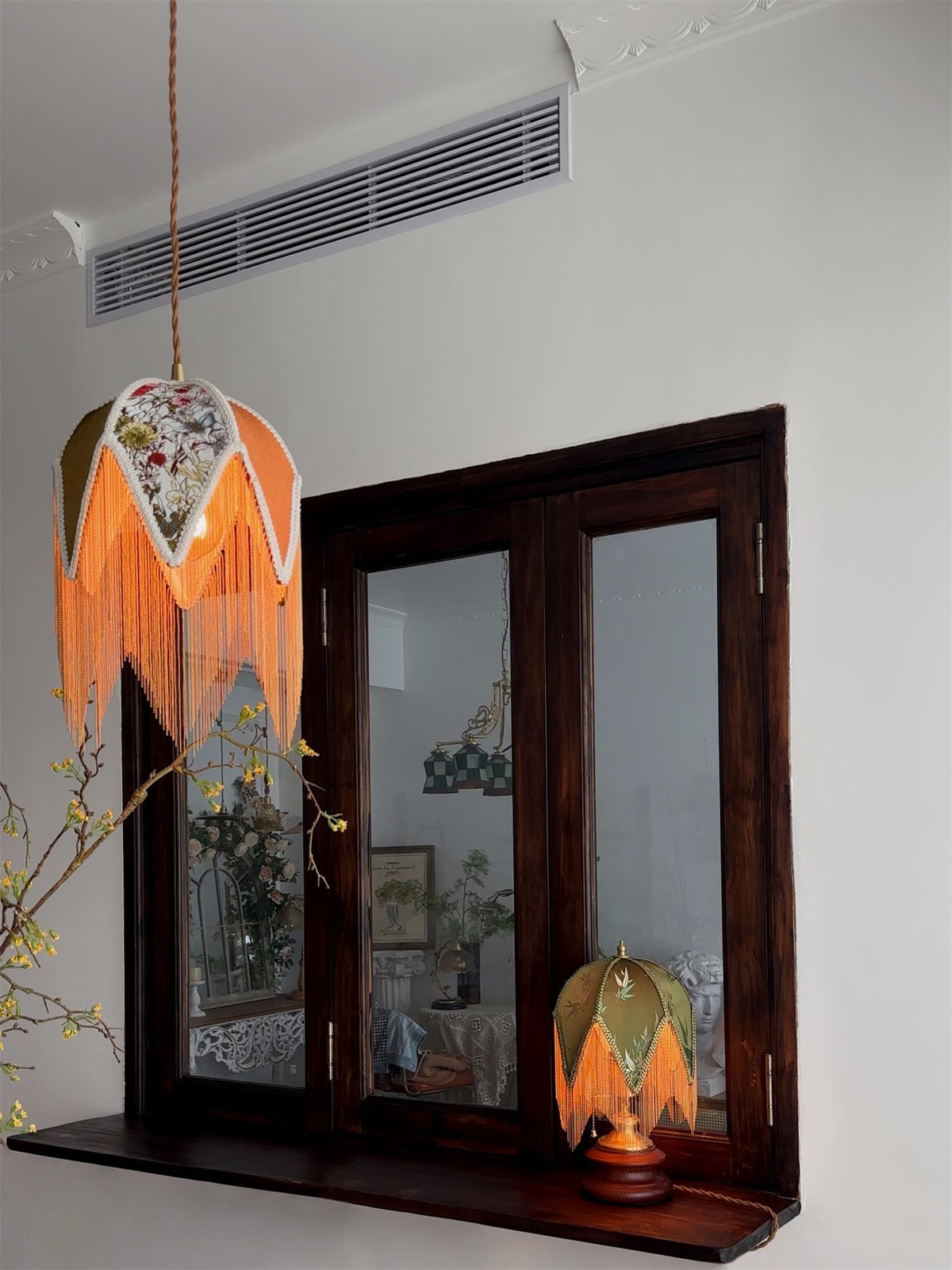Bette Fringed Pendant Lamp - view 21