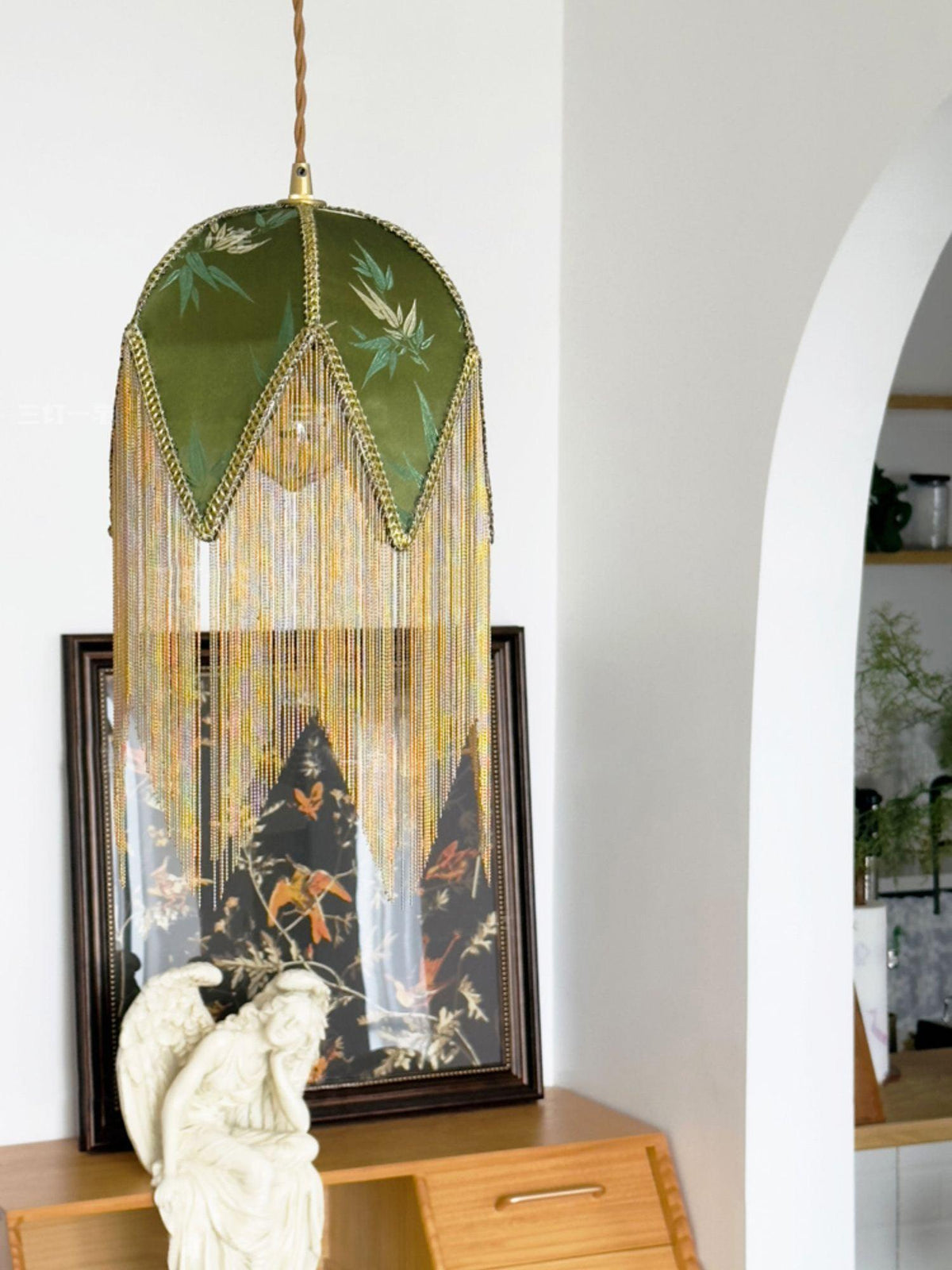 Bette Fringed Pendant Lamp - view 22