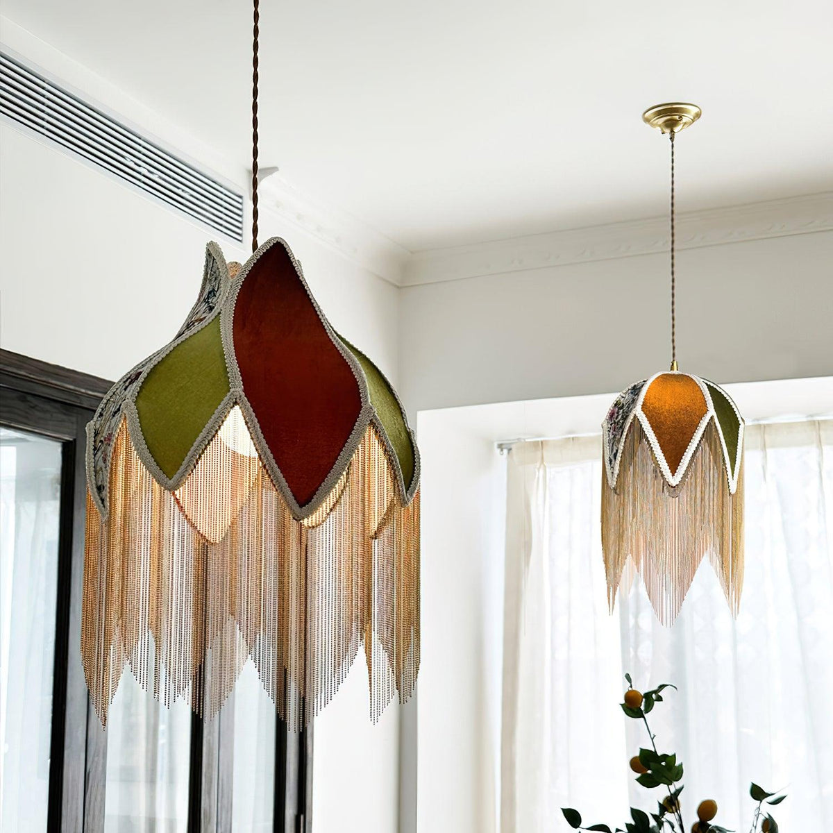 Bette Fringed Pendant Lamp - view 4