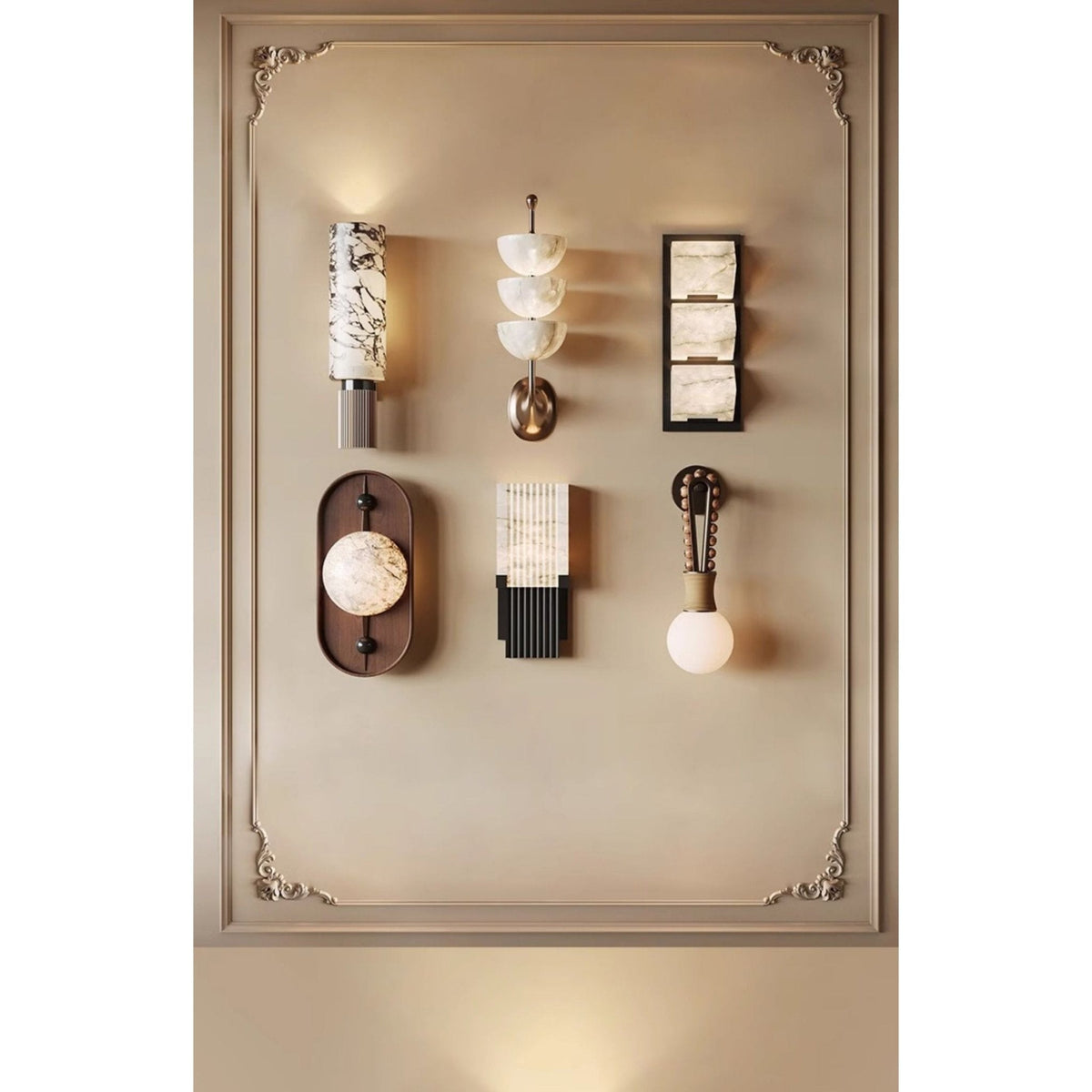 Bezel Plug-in Wall Lamp