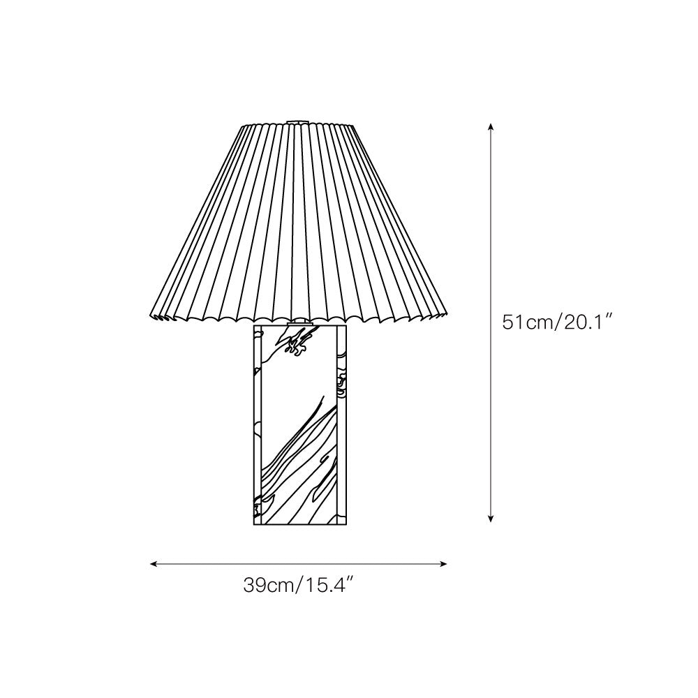 Bianca Marble Table Lamp - view 3