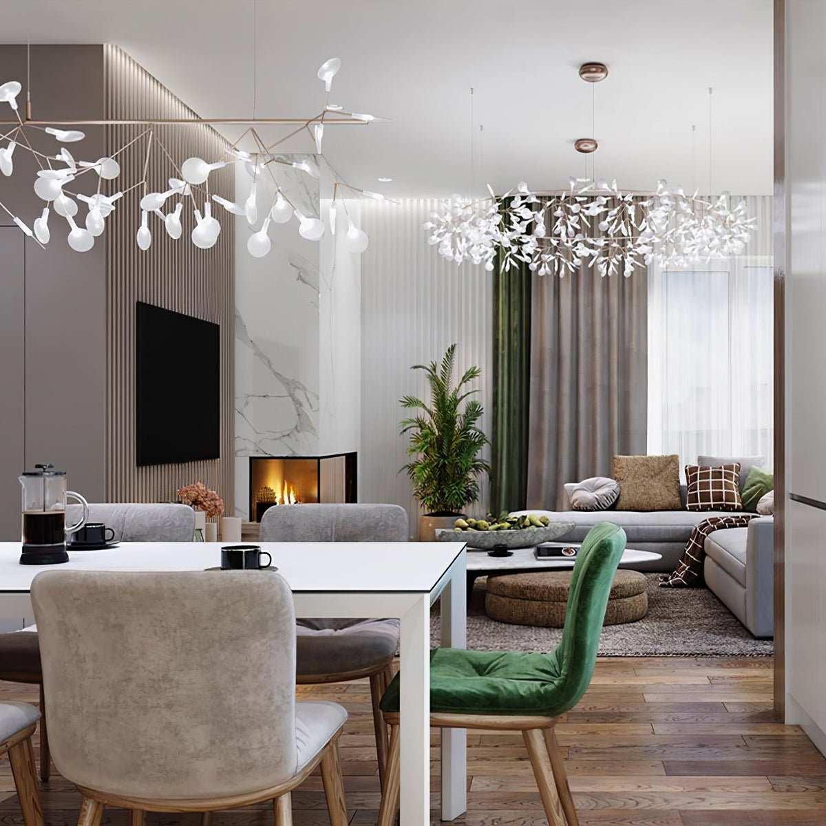 Big O Firefly LED Chandelier - view 42