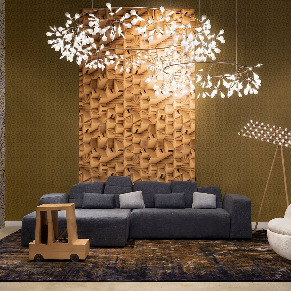 Big O Firefly LED Chandelier - view 2