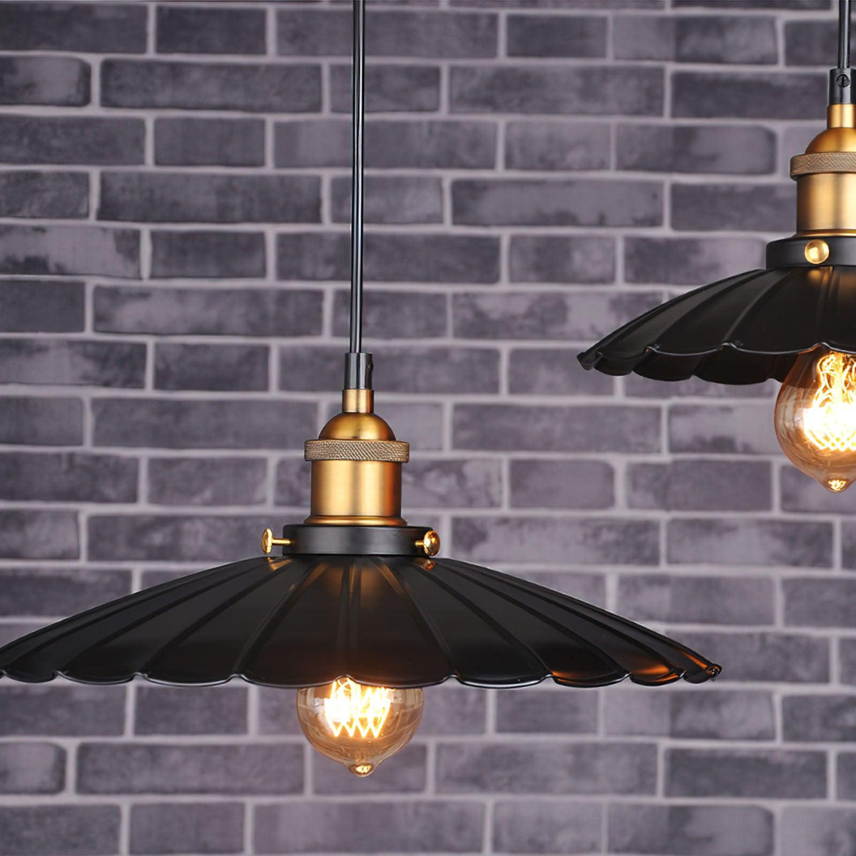Black Skirt Pendant Light - view 10