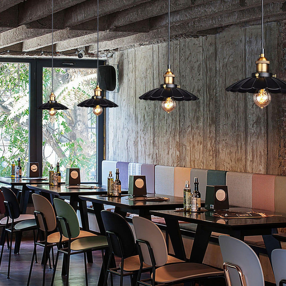 Black Skirt Pendant Light - view 11