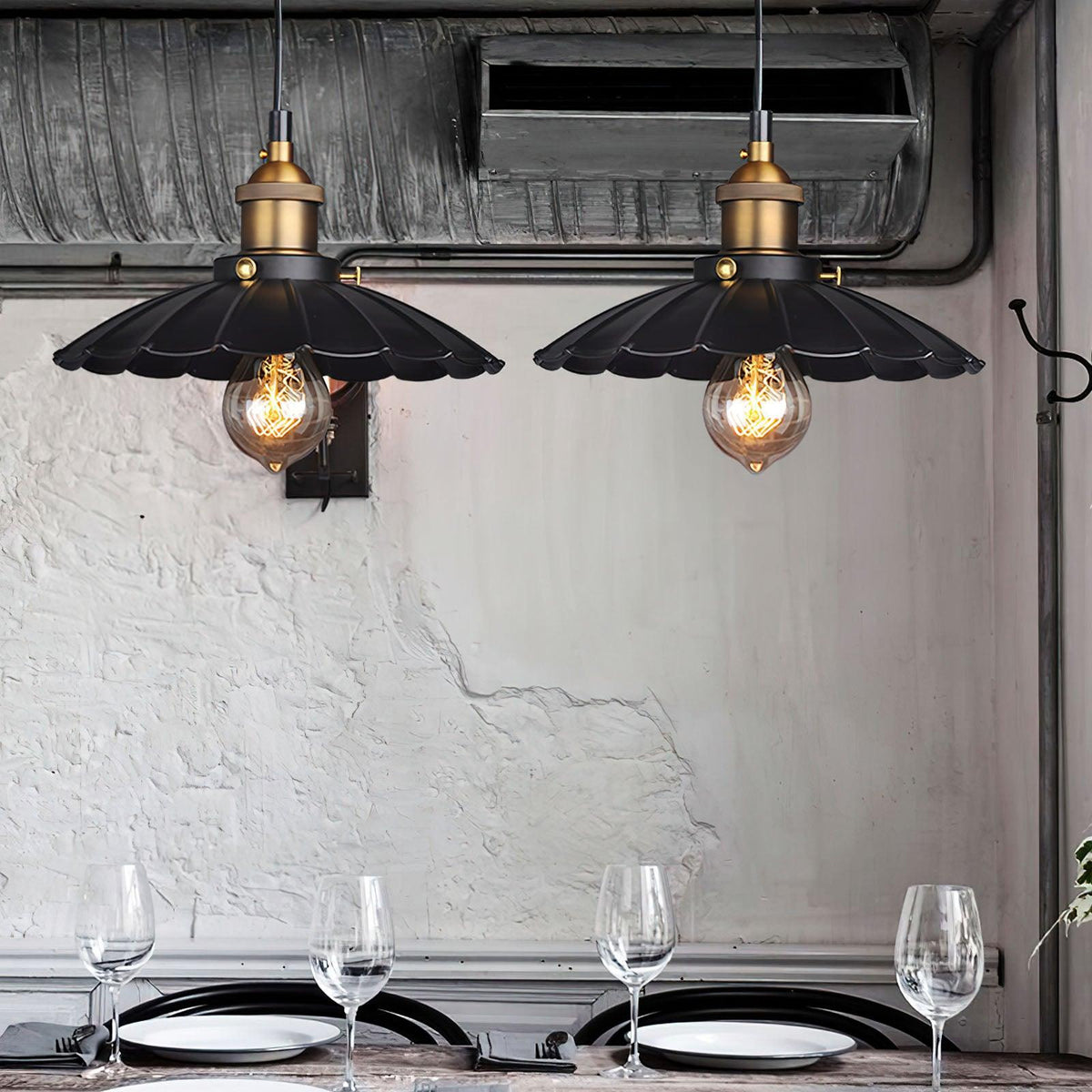 Black Skirt Pendant Light - view 13