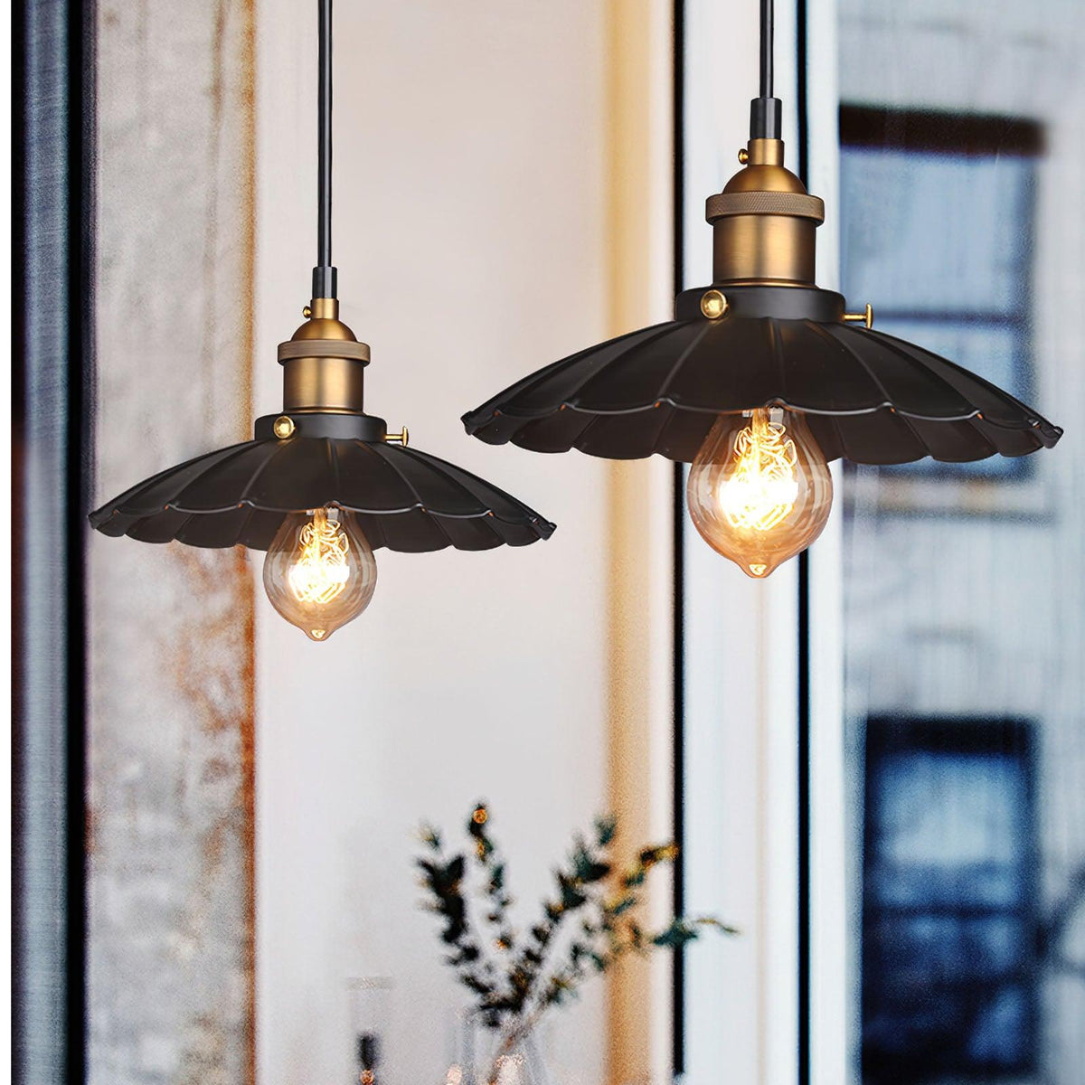 Black Skirt Pendant Light - view 15