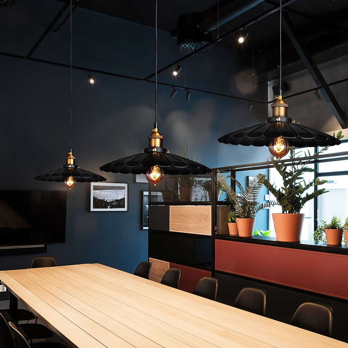 Black Skirt Pendant Light - view 4