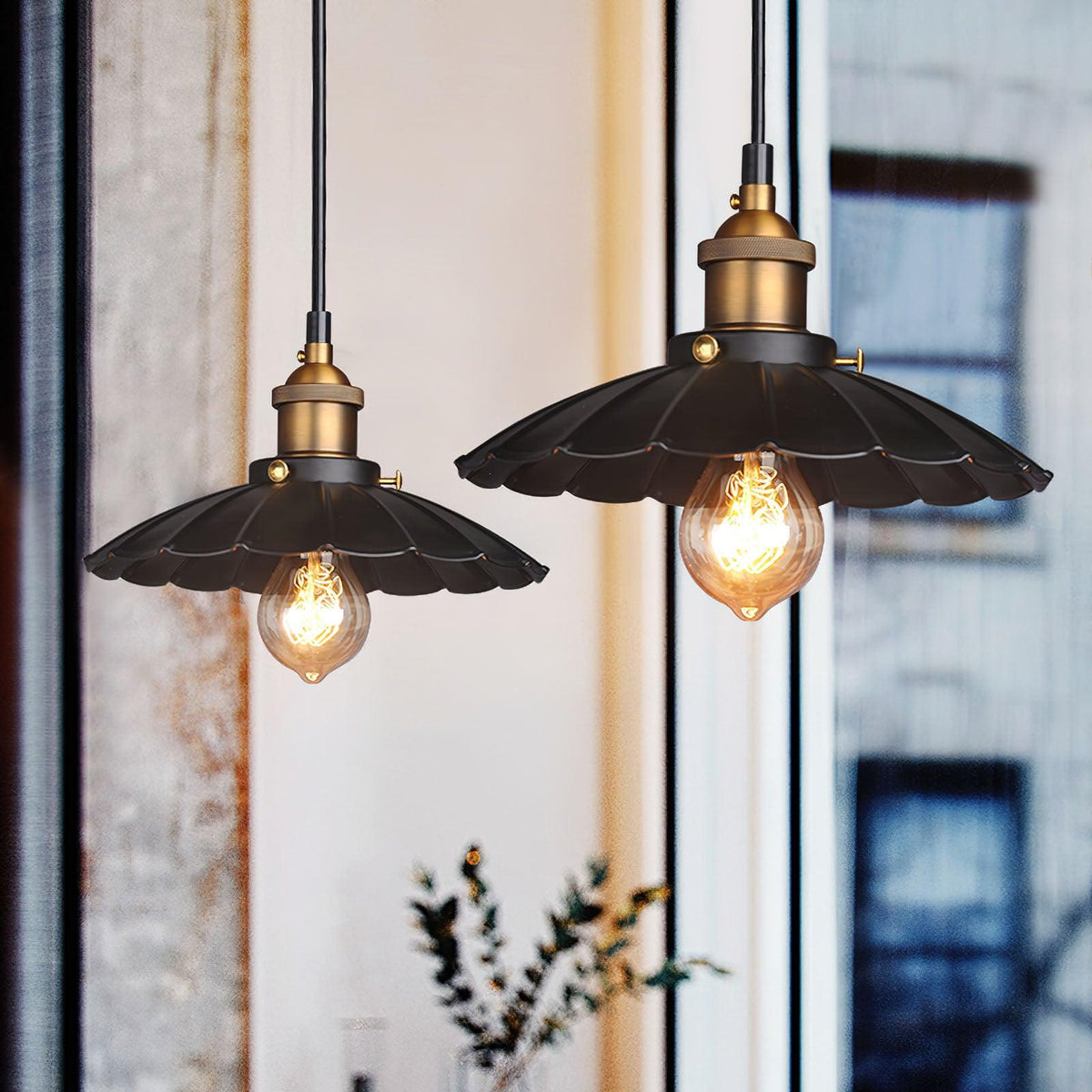 Black Skirt Pendant Light - view 2