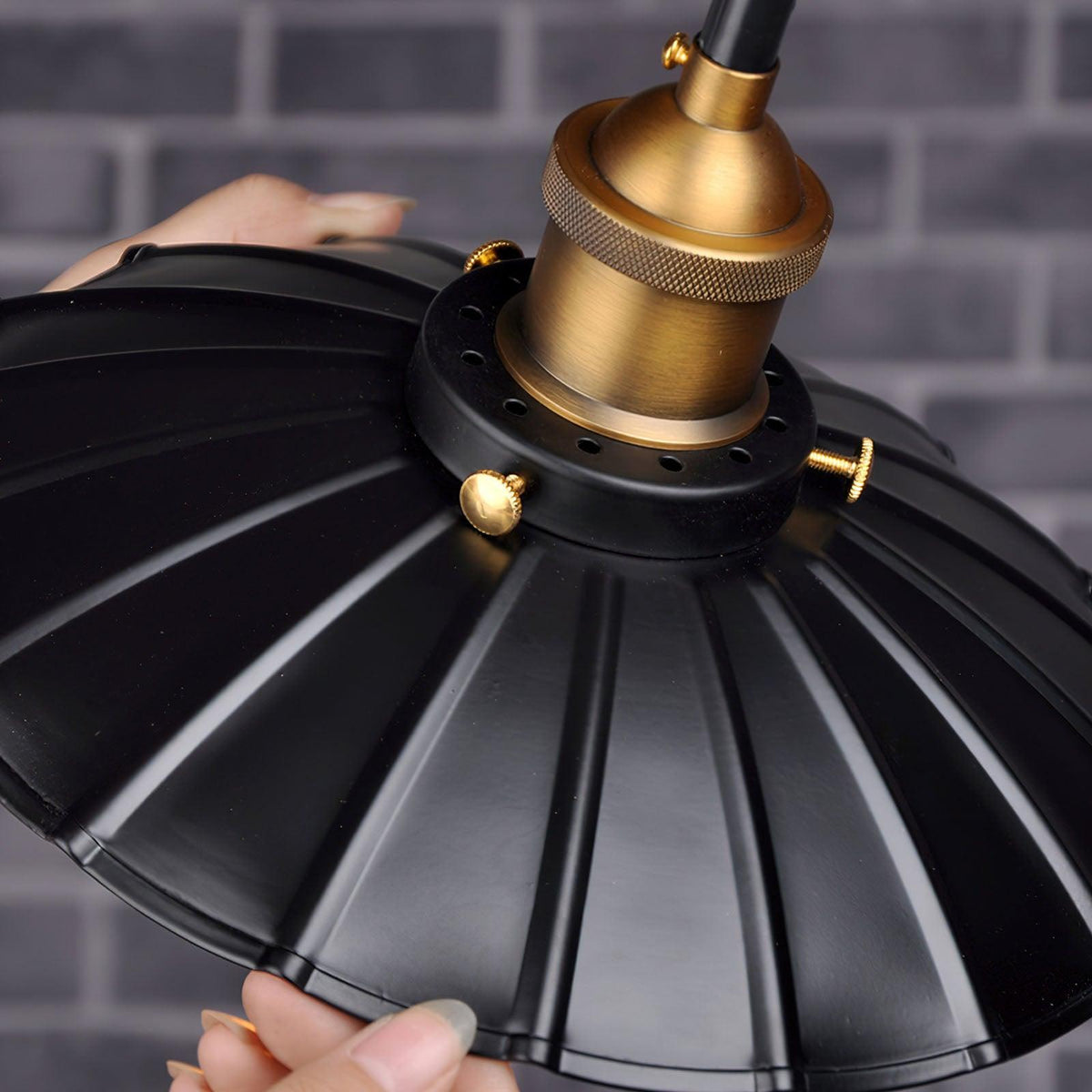 Black Skirt Pendant Light - view 6