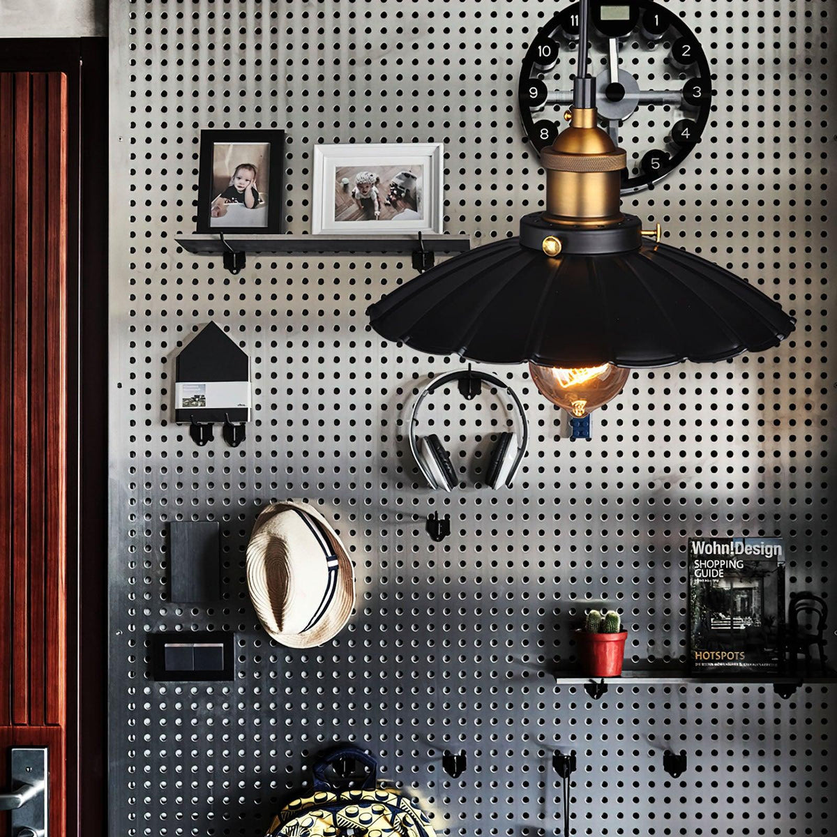 Black Skirt Pendant Light - view 7