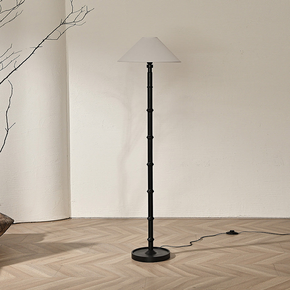 Black Bamboo Floor Lamp - view 12