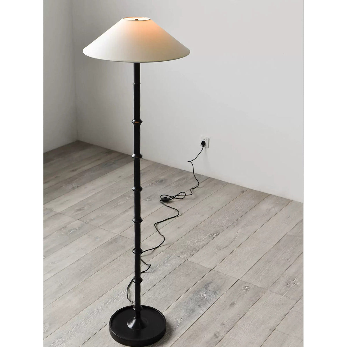 Black Bamboo Floor Lamp - view 13