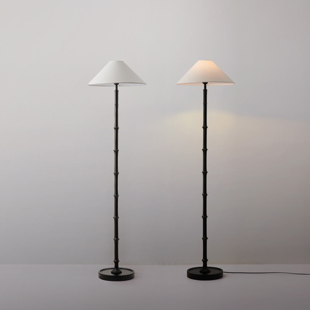 Black Bamboo Floor Lamp - view 15