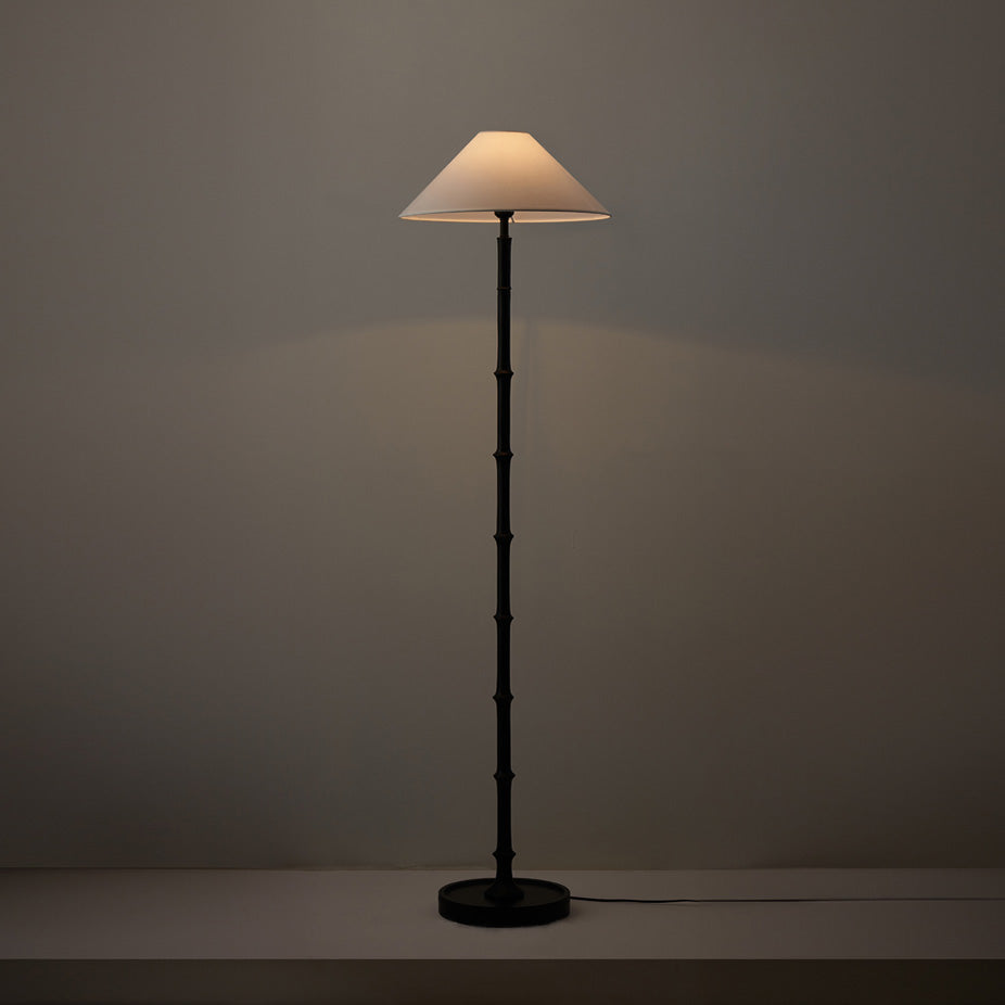 Black Bamboo Floor Lamp - view 18