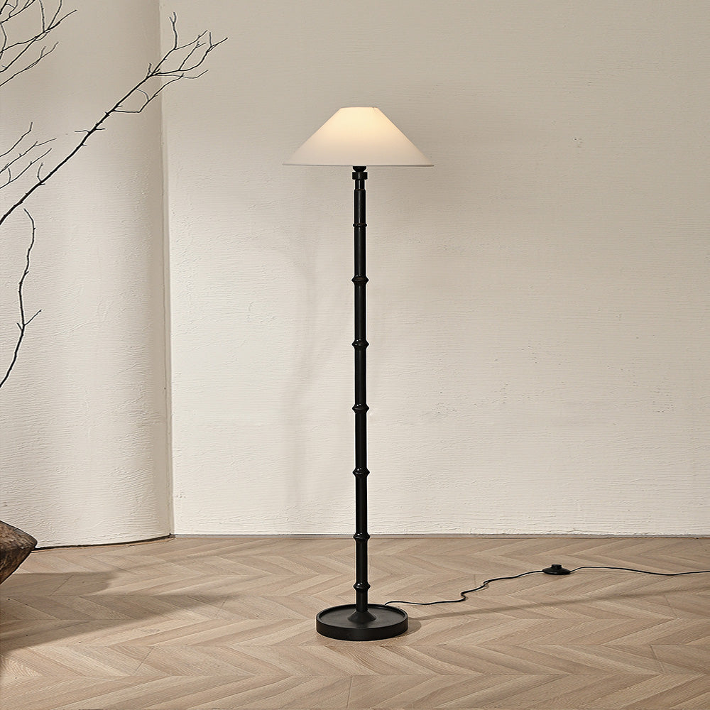 Black Bamboo Floor Lamp - view 10