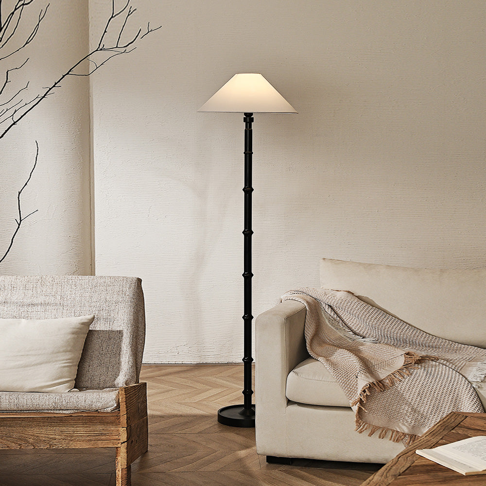 Black Bamboo Floor Lamp - view 11