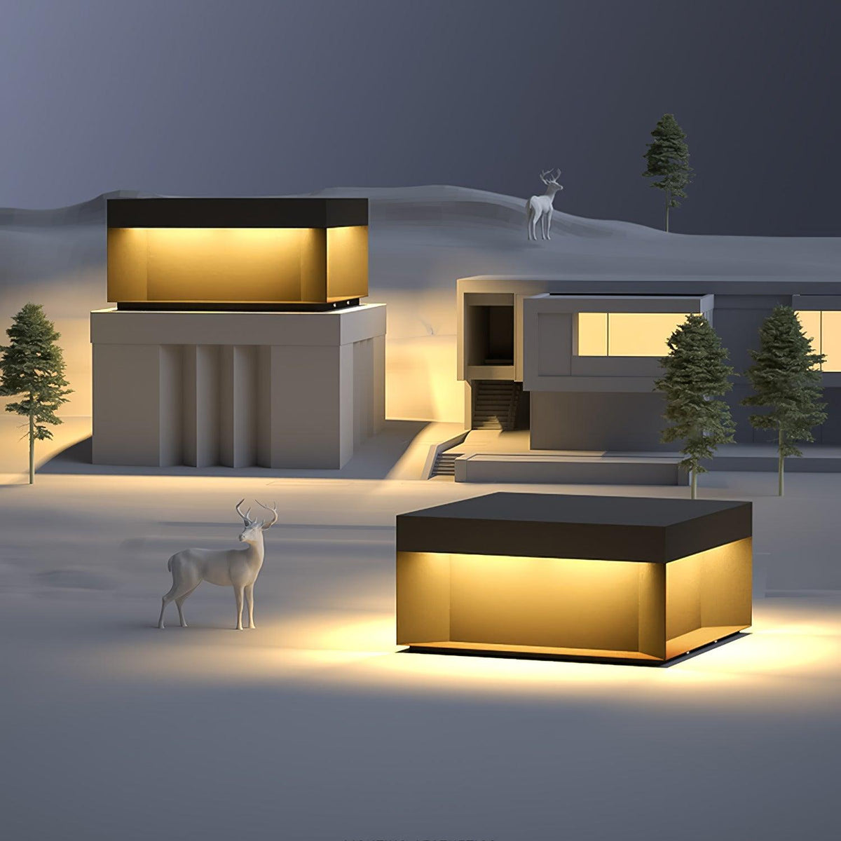Black Box Outdoor Post Light - view 51