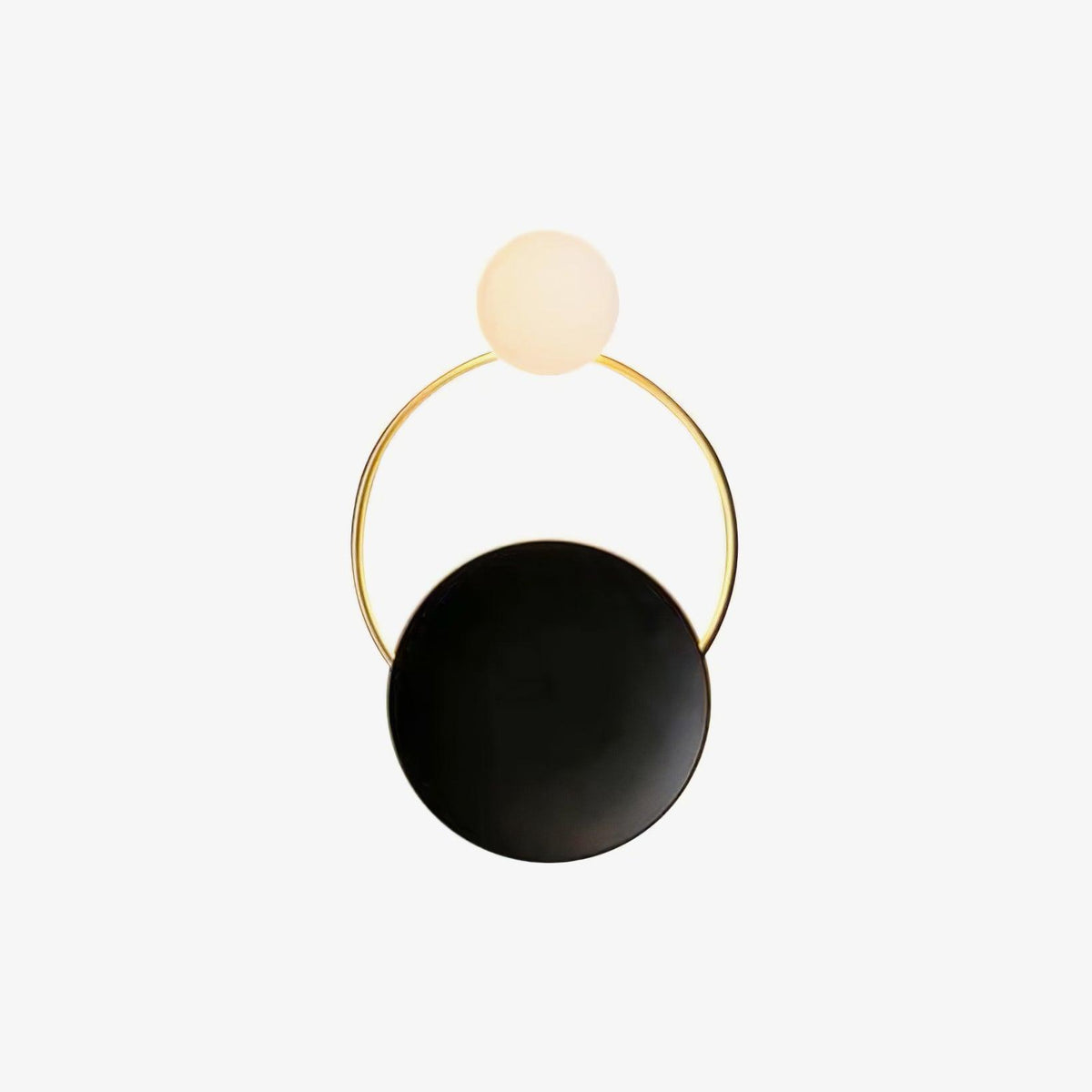 Black Circular Rings Wall Lamp - view 7