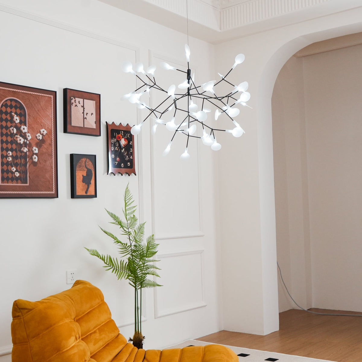 Black Firefly LED Chandelier - view 60