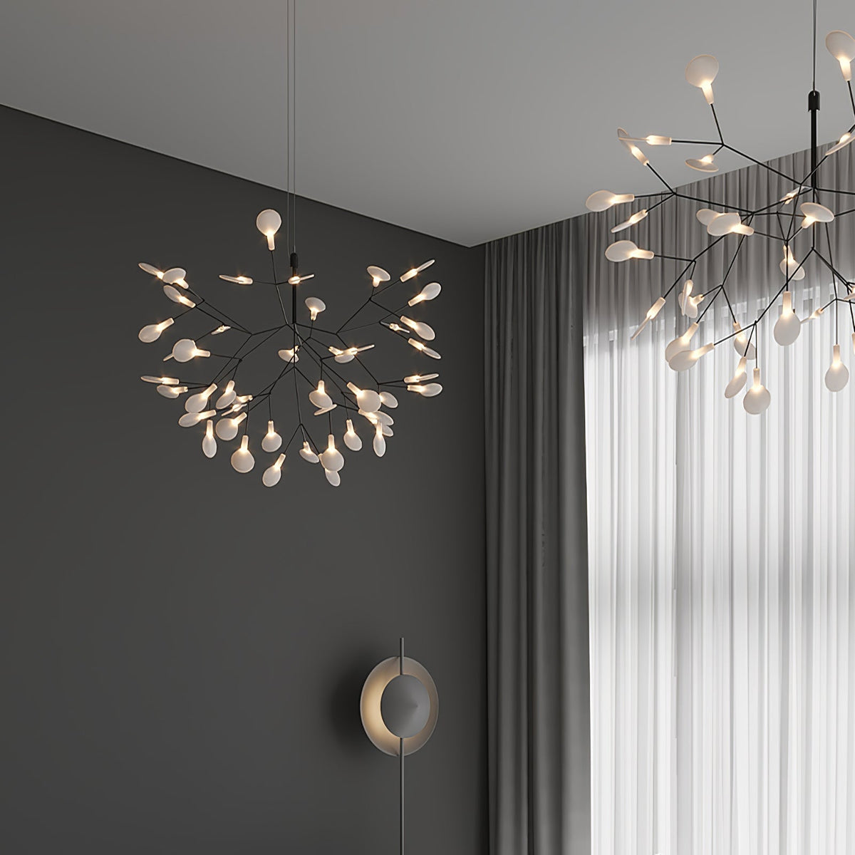 Black Firefly LED Chandelier - view 51