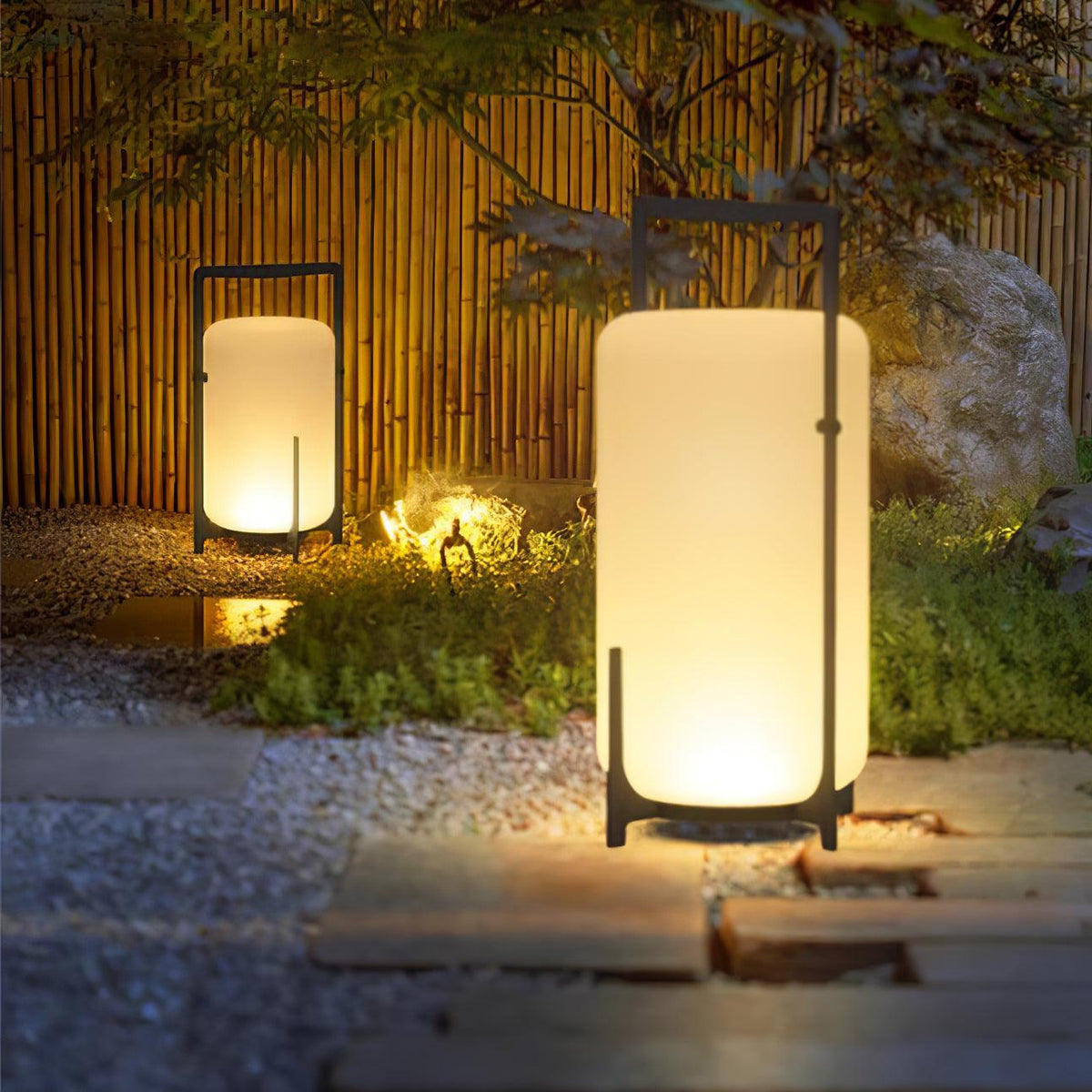 Black Twilight Lantern Table Lamp - view 31