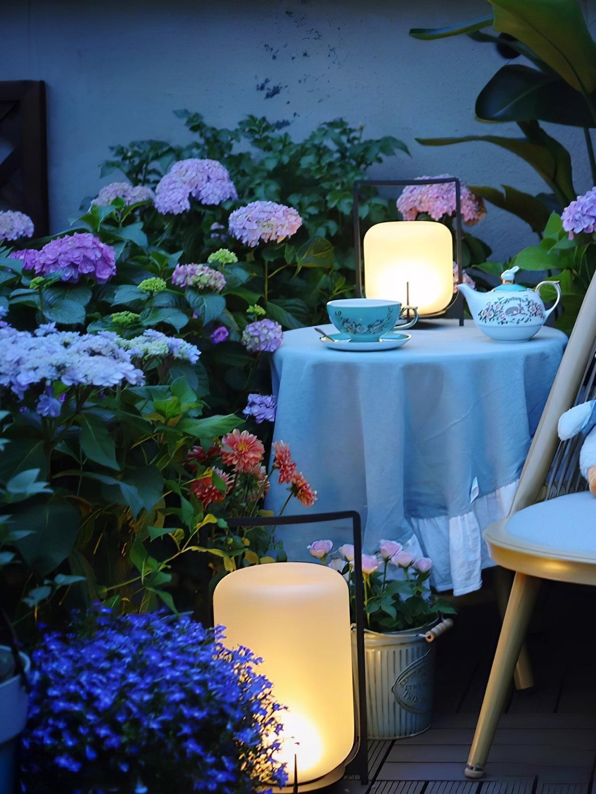 Black Twilight Lantern Table Lamp - view 32