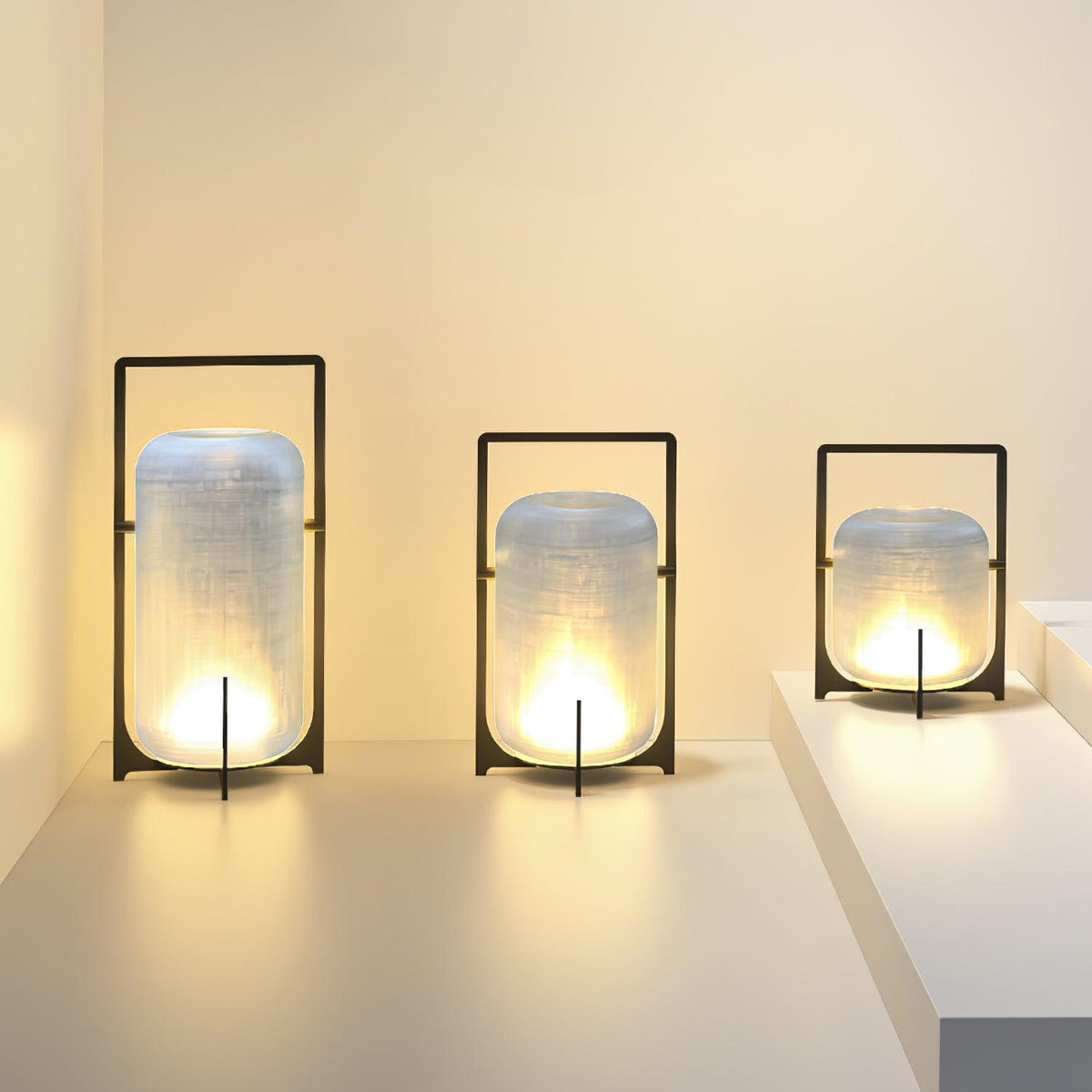 Black Twilight Lantern Table Lamp - view 33