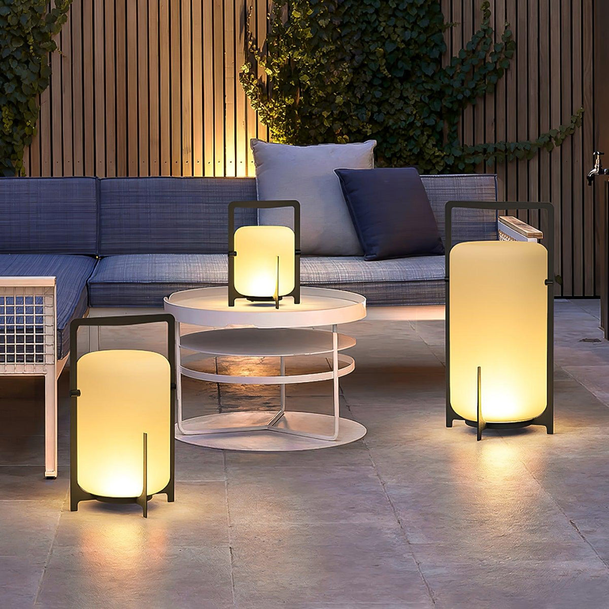 Black Twilight Lantern Table Lamp - view 42