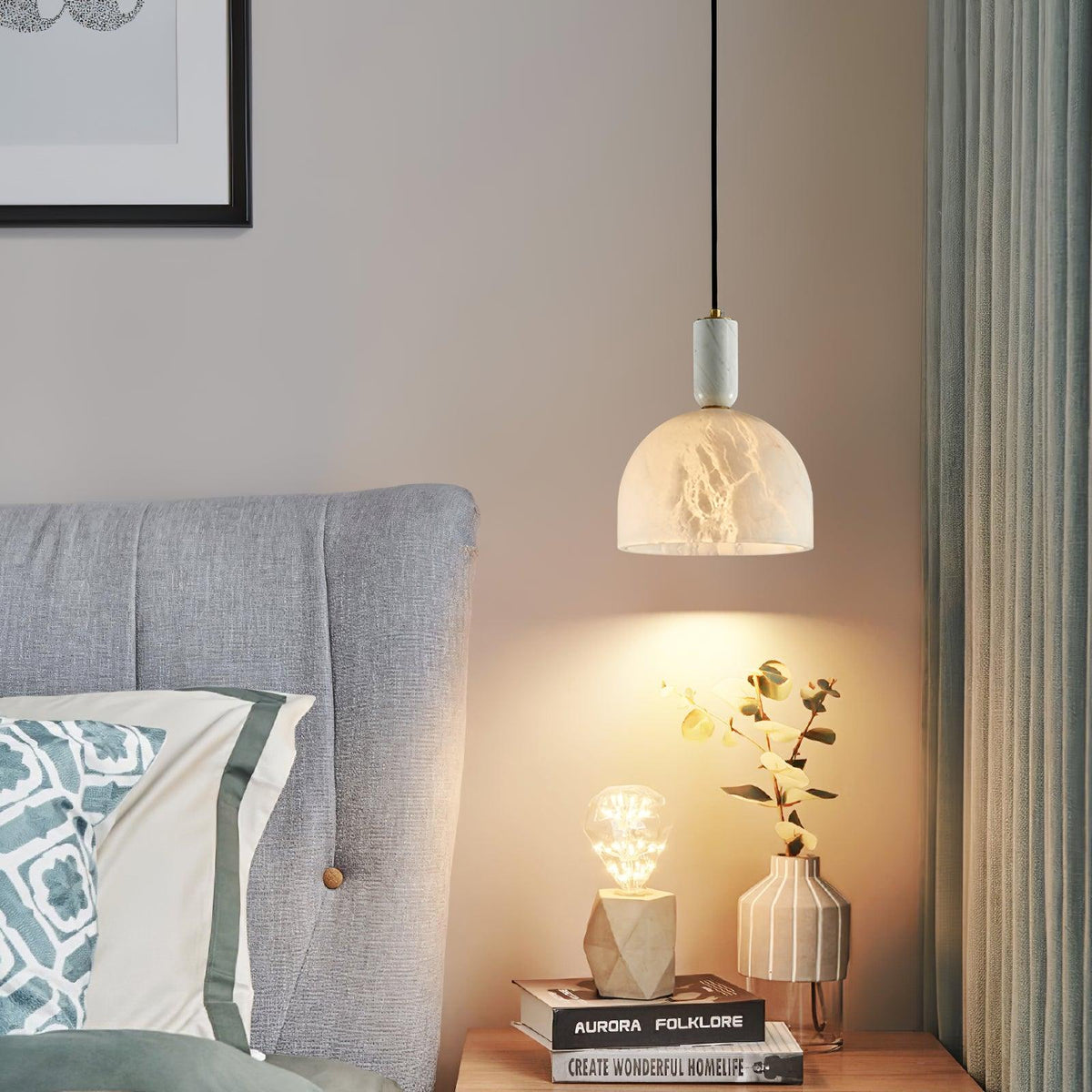 Blair Alabaster Pendant Light - view 2