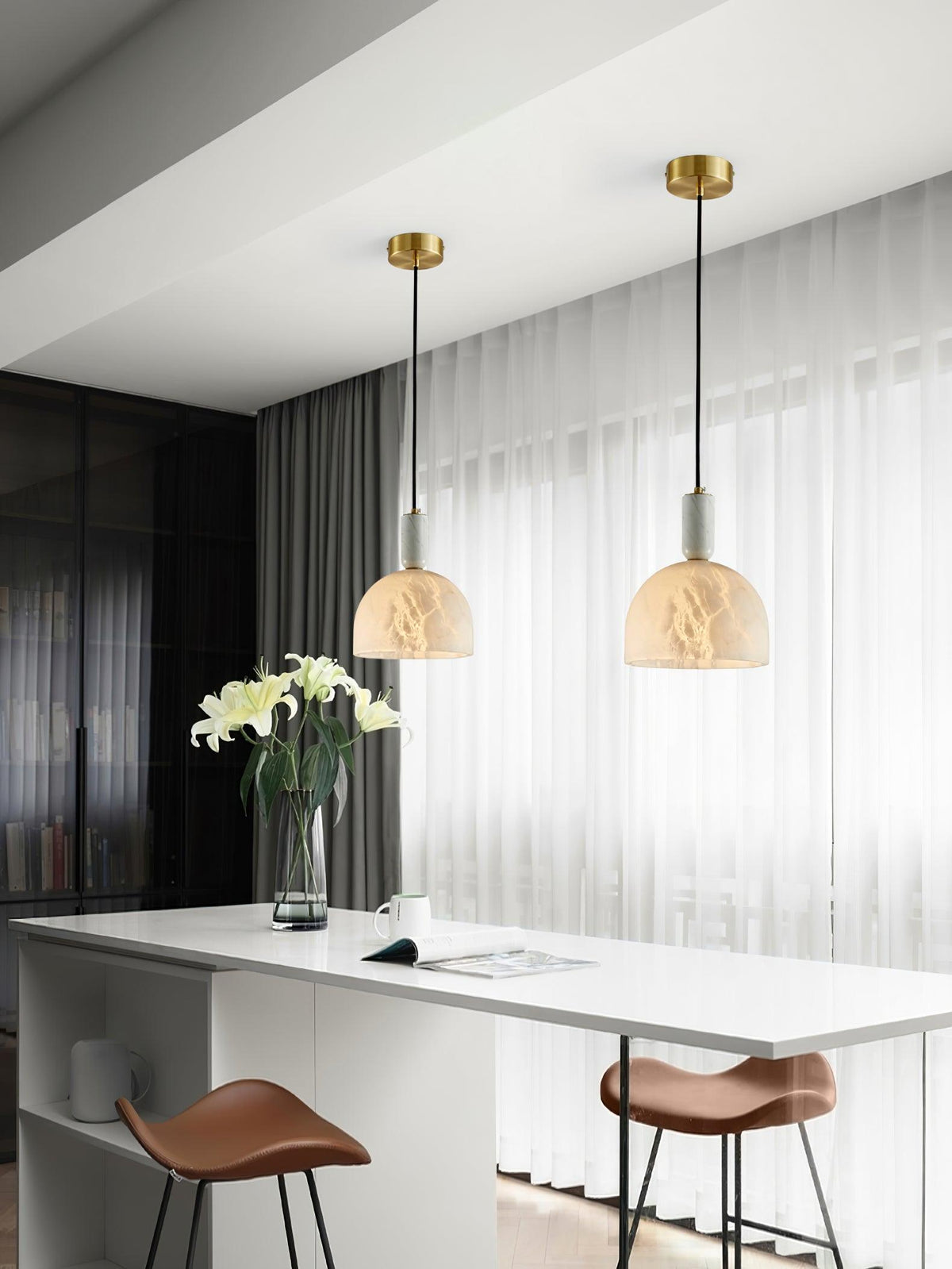 Blair Alabaster Pendant Light - view 5