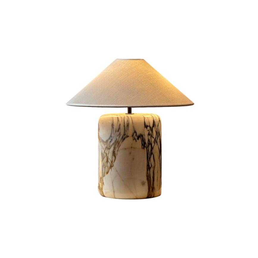 Block Marble Table Lamp