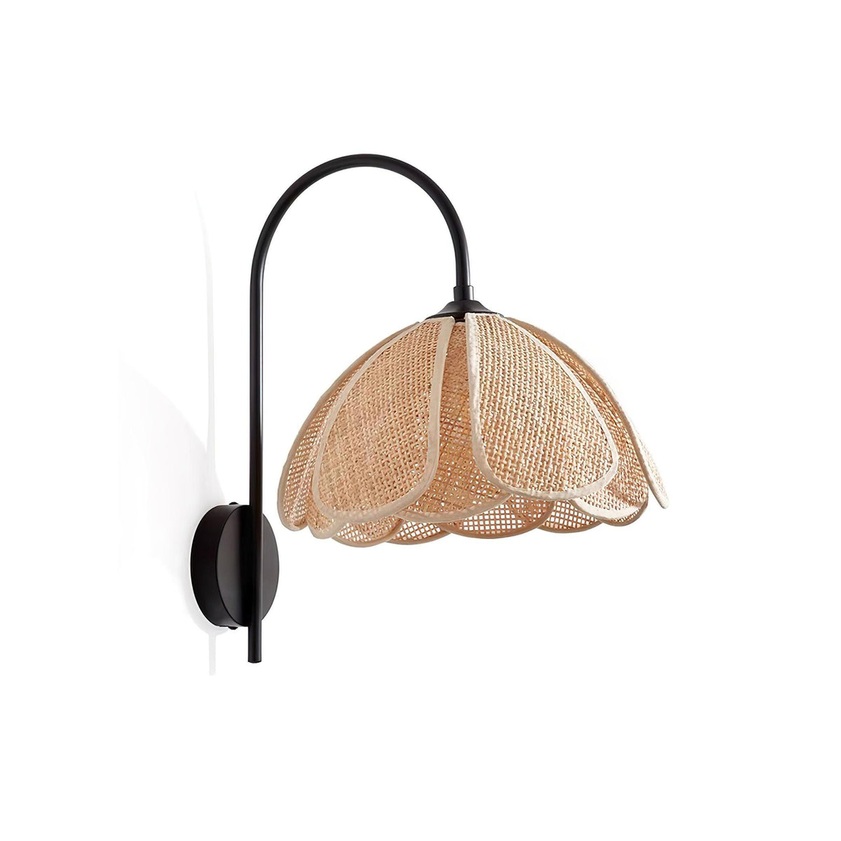 Rattan Wall Lamp 15.7 Inch