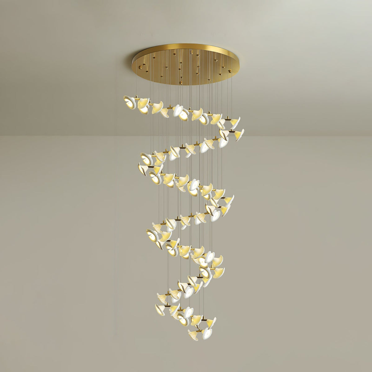 Blossom Double Horn Chandelier