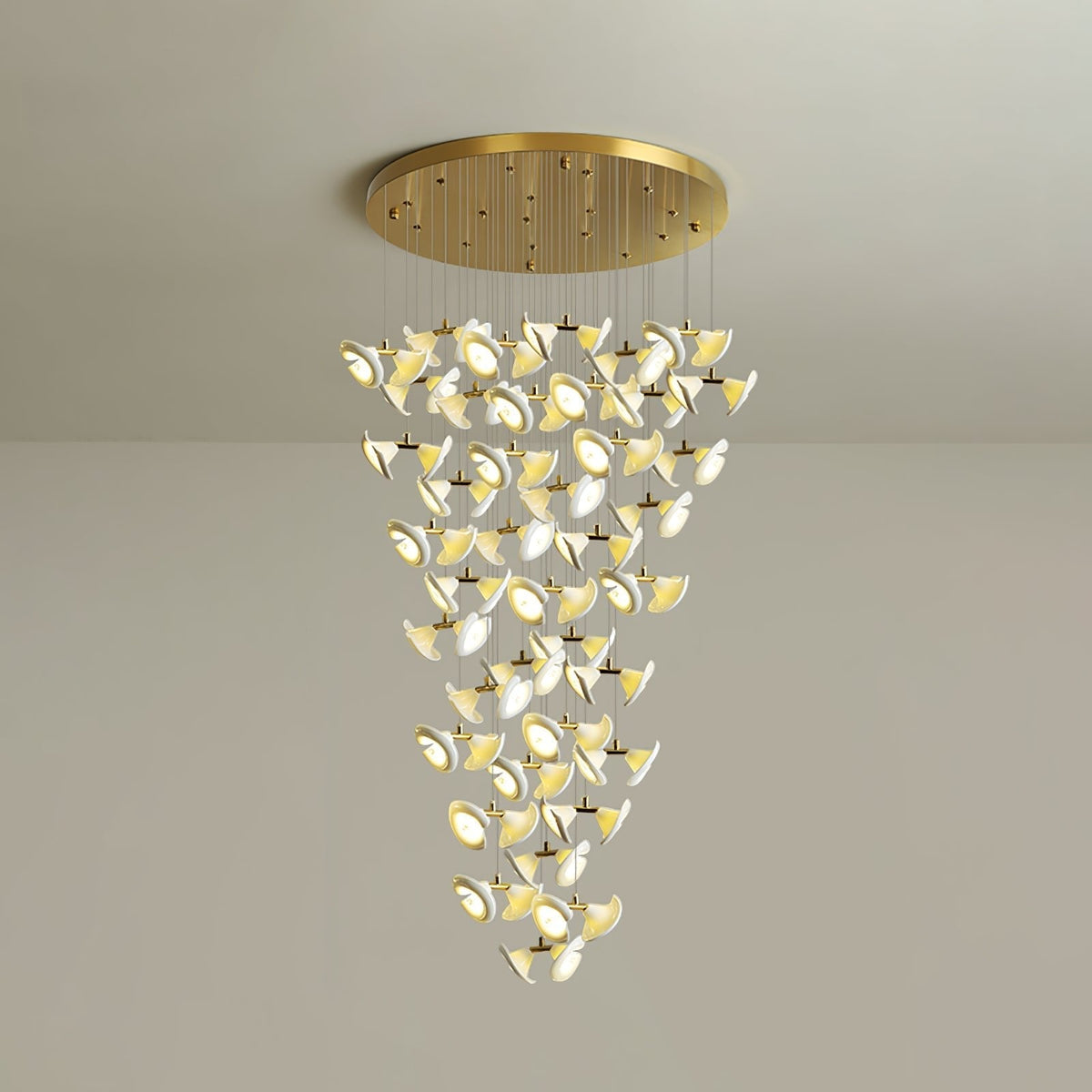 Blossom Double Horn Chandelier