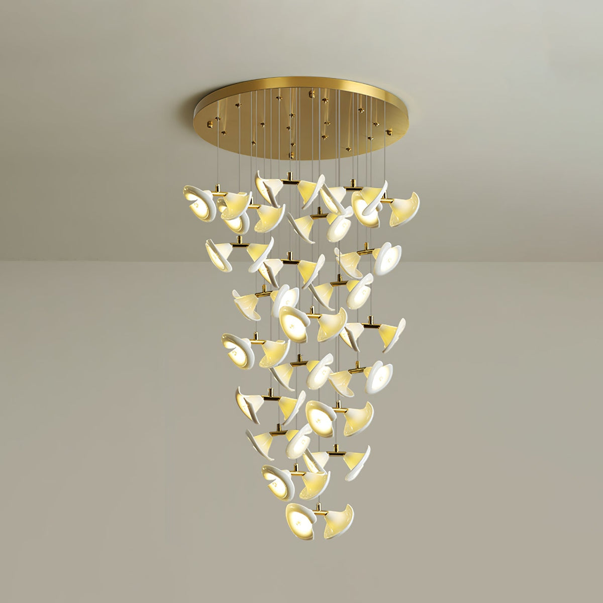 Blossom Double Horn Chandelier