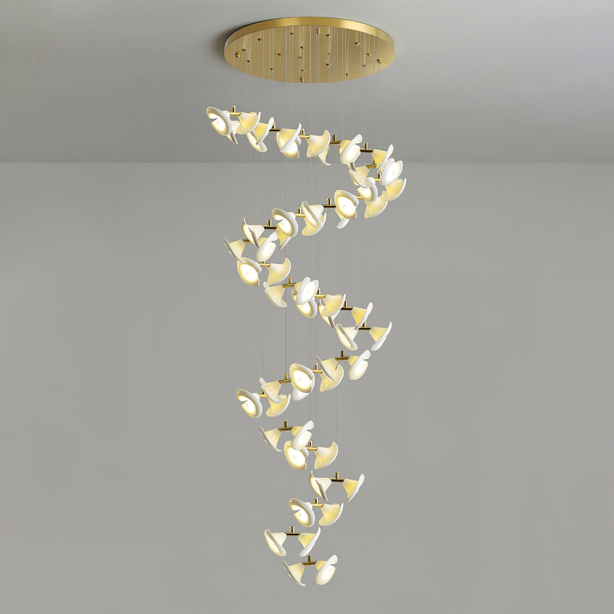 Blossom Double Horn Chandelier