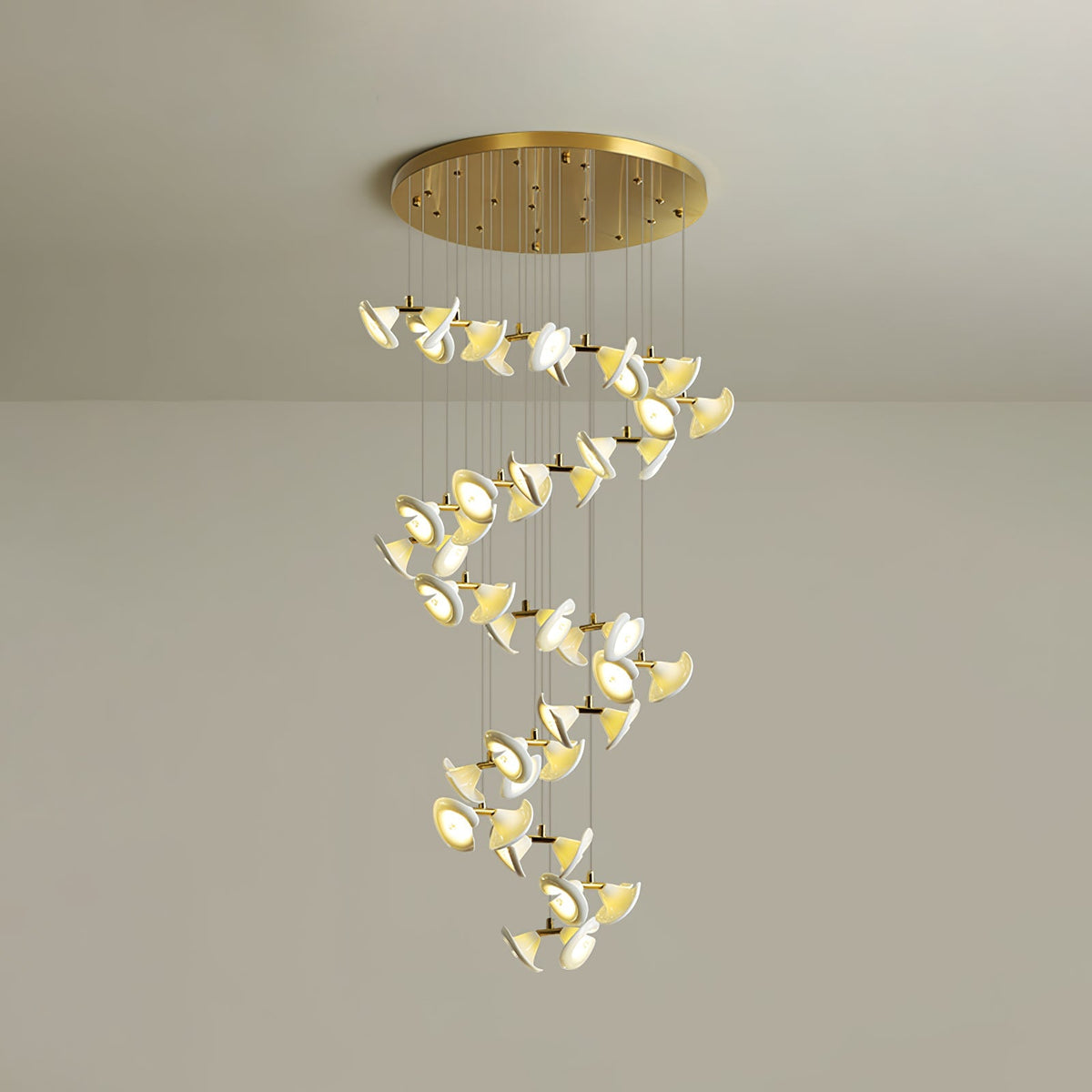 Blossom Double Horn Chandelier