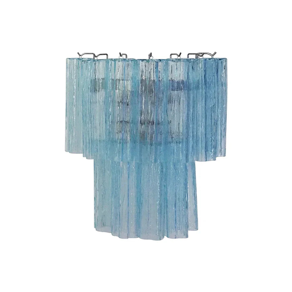 Blue Murano Glass Tube Wall Sconces - view 15
