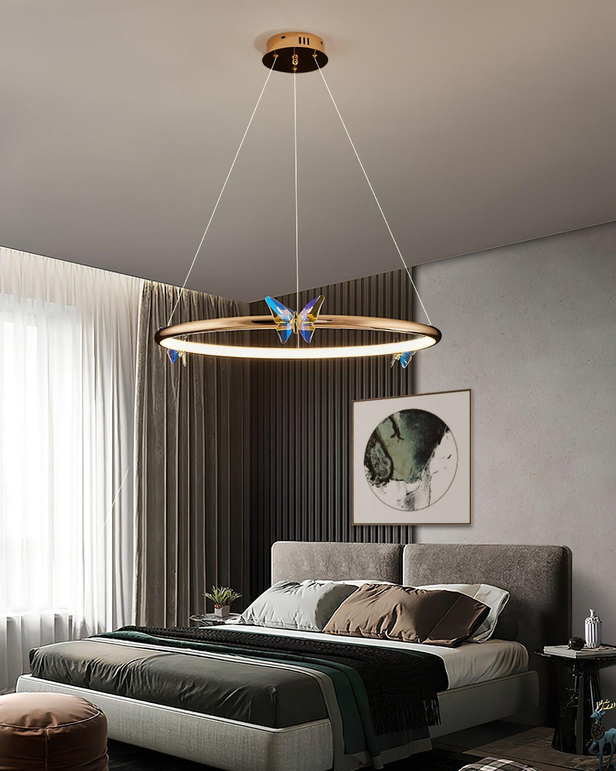 Blue Butterfly Chandelier - view 24