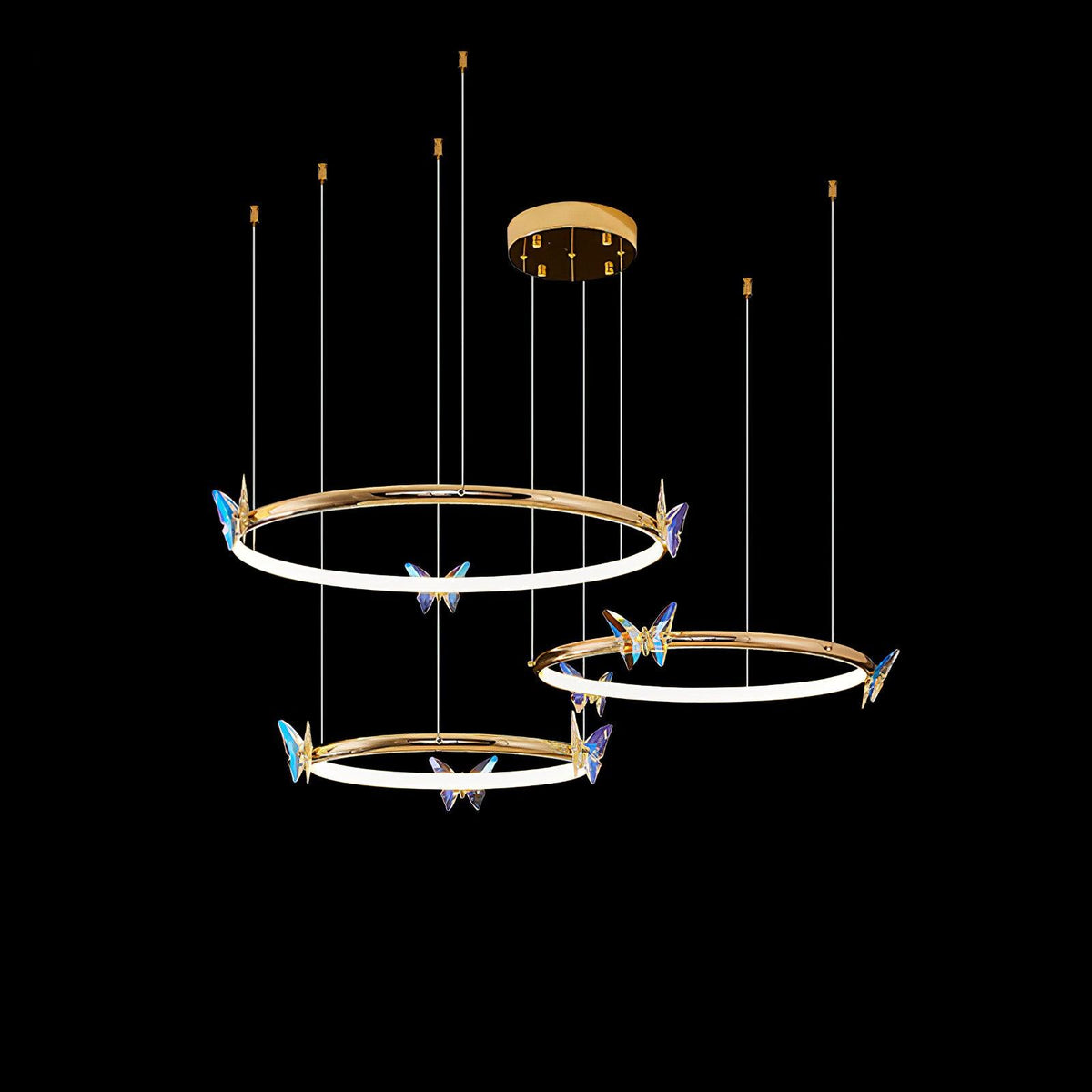 Blue Butterfly Chandelier - view 25