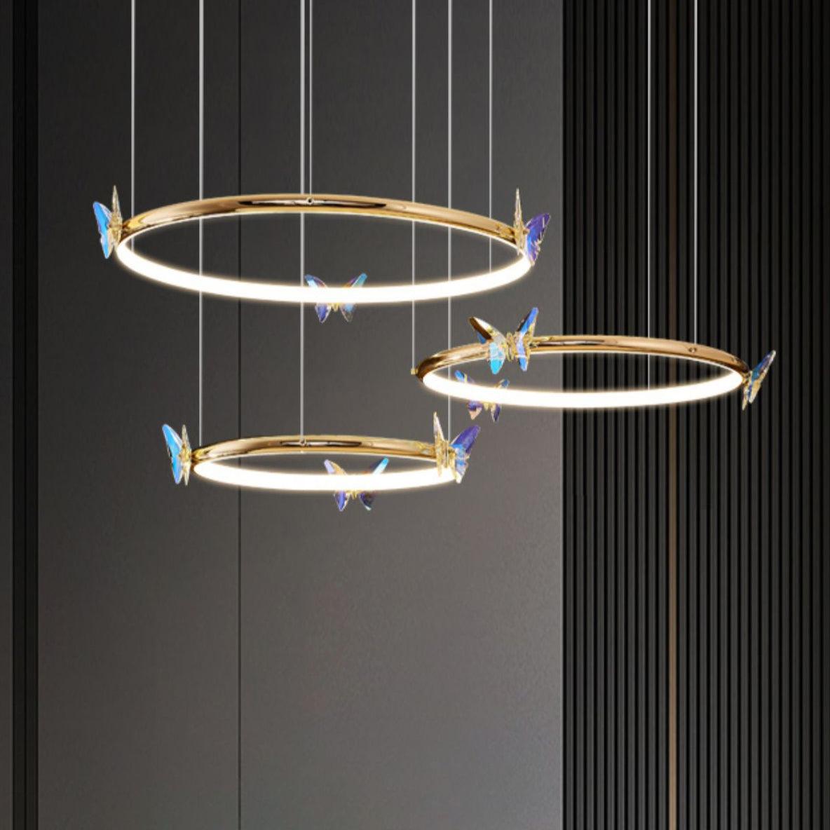 Blue Butterfly Chandelier - view 26