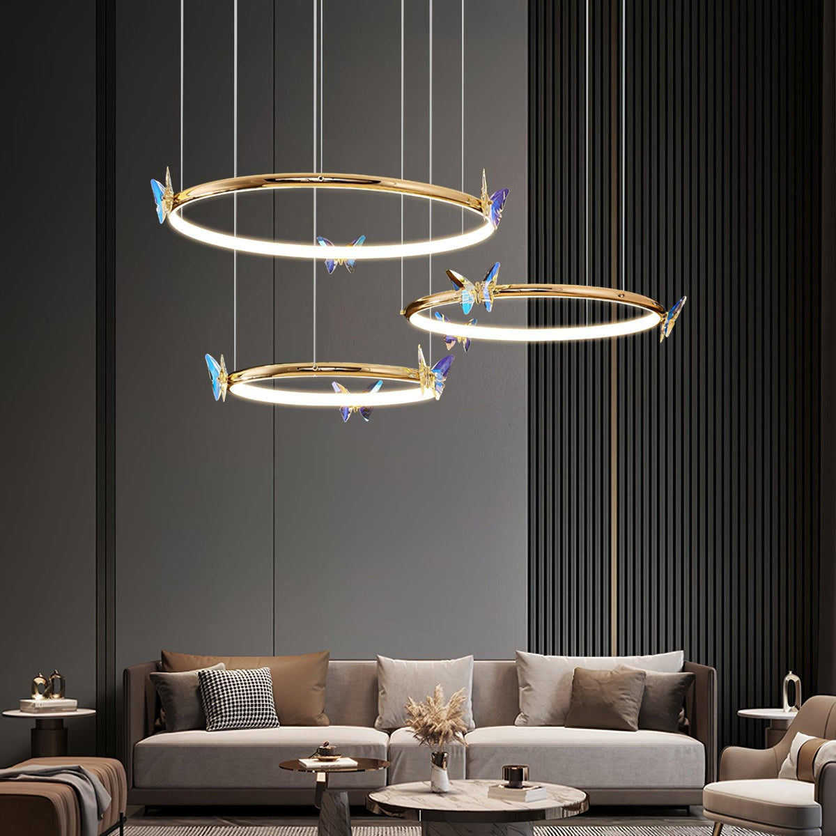 Blue Butterfly Chandelier - view 14