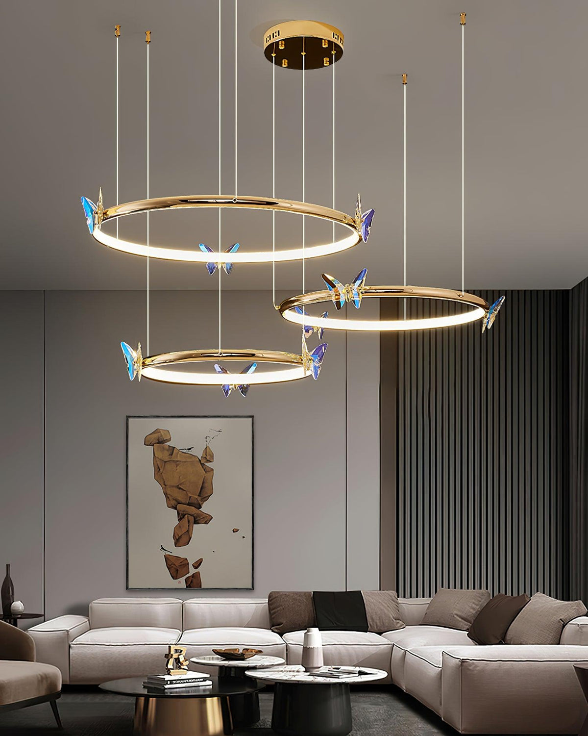 Blue Butterfly Chandelier - view 6